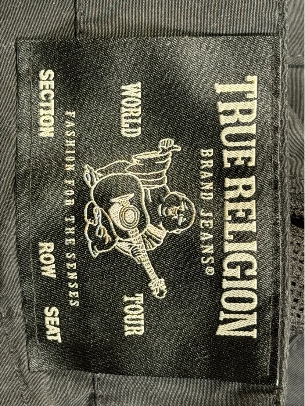 True Religion Ricky Relaxed Straight Black Shorts Size 29